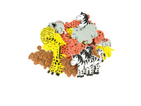 Naklejki z pianki ZOO (48szt) PVC09 Brewis